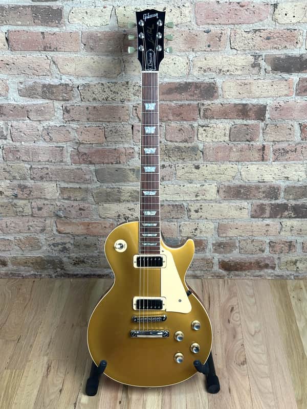 2000 Gibson Les Paul Deluxe 30th Anniversary - Bullion Gold Top image 1