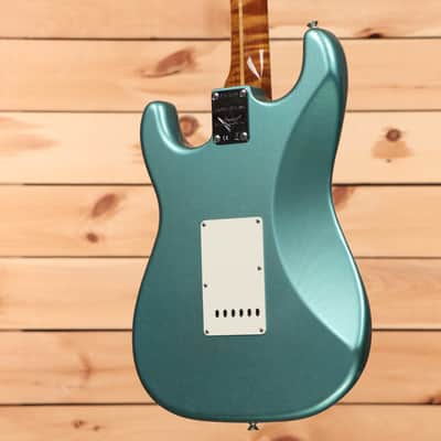Fender Custom Shop Limited Roasted Pine Stratocaster Relic - Aged Teal Green Metallic-CZ570638 image 8