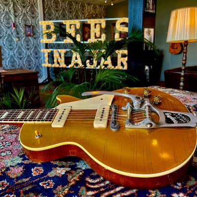 1953 Gibson Les Paul Goldtop w/ Bigsby + case image 8