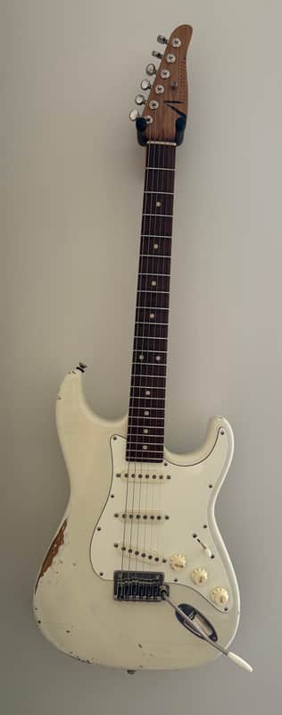 Tom Anderson Guitarworks Icon Classic - Olympic White - In-Distress Level 2 image 1