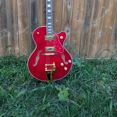 50's-60's Flame Classic Big Semi Hollow Electric guitar image 3