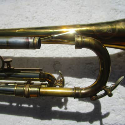 Blessing Super Artist Trumpet, 1952, Gold Lacquer, Case, Super Clean image 9