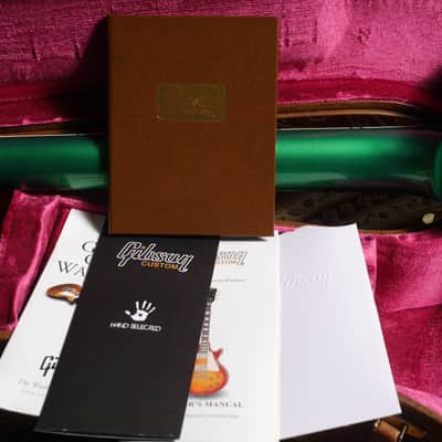 Gibson Custom Shop Order Custom Collection Les Paul Custom Planet Green Metallic-2016 image 15