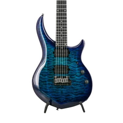Sterling by Music Man MAJ200XQM John Petrucci Majesty Electric Guitar, Cerulean Paradise, 21071XXXX image 4