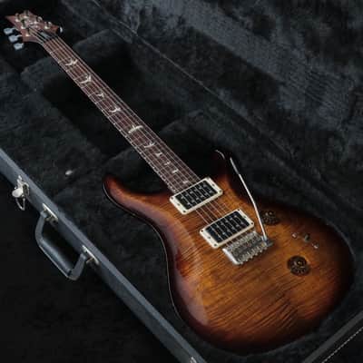 Paul Reed Smith (PRS) 2014 Custom 24 10Top Black Gold Burst Pattern Thin Neck [14 210725] (02/03) image 16