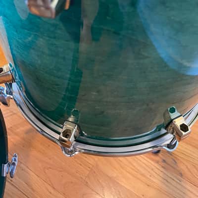 Yamaha Maple Custom 22/14/12 - Turquoise Lacquer image 12