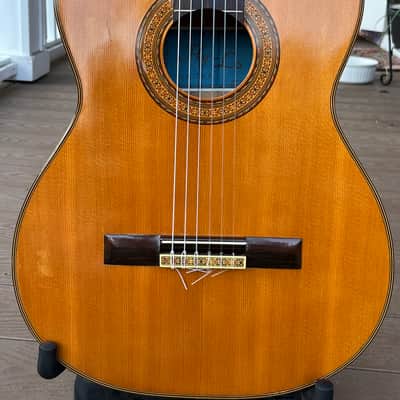 Hoshino (Ibanez) Hy-Lo 740N Classical Guitar  - Japan - 1960s - Spruce/Flame maple W/OHSC image 4