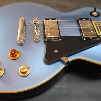 2014 Epiphone Joe Bonamassa Les Paul Standard Pelham Blue Limited Edition Signature Guitar Signed COA Gibson USA Burstbucker PAF pickups Lifton Case '59 1959 Neck Profile Long Tenon CASE QUEEN TIME CAPSULE image 19