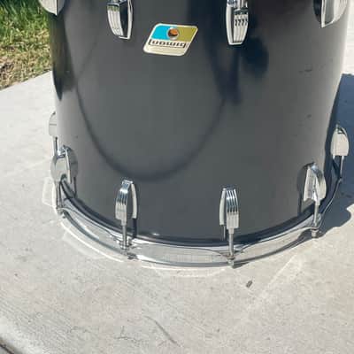 Ludwig 14x15 Tom 1981-82 - Black Cortex image 2