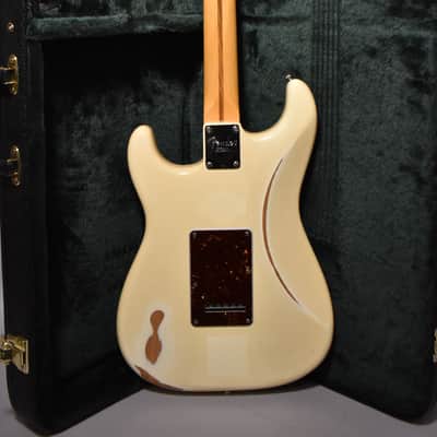 2007 Fender American Standard Stratocaster Vintage White w/HSC image 3