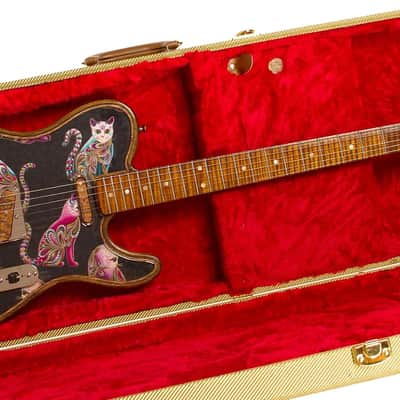 Walla Walla rare cat print tele hollow - exotic print image 2