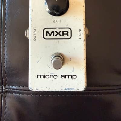 Vintage MXR MX-133 Micro Amp 1980 White image 1