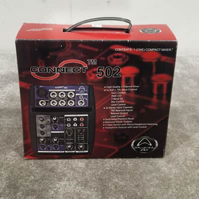 Wharfedale Pro Connect 502 Compact Mixer - 5-Channel Audio Control - Excellent w/ Original Box & Power Supply image 13