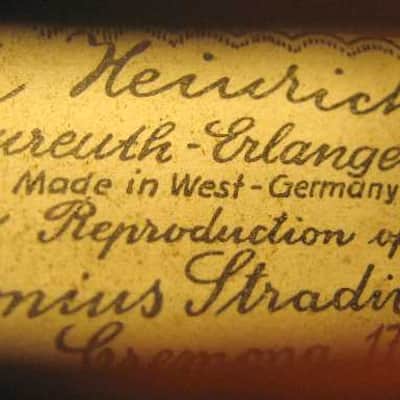 AN EXCELLENT GERMAN VIOLIN BY ERNST HEINRICH ROTH, 1957 MODEL VIII-R 1722 STRAD image 7