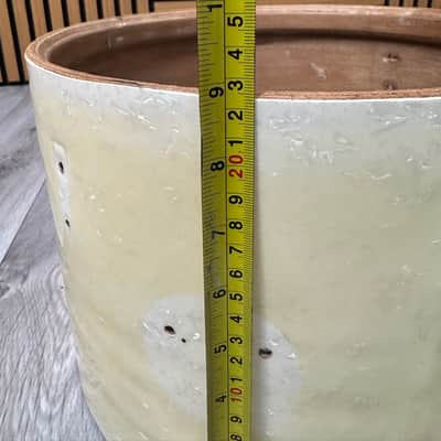 Vintage Beverley 13”x9” Tom Drum Shell Bare Wood #OM16 image 4