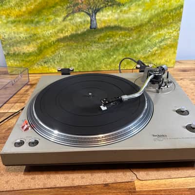 technics sl 1400 turntable Direct Drive Automatic Silver Vinyl Record Player image 6
