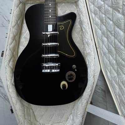 Danelectro 56 U-3 Reissue 1998 - 2004 - Limo Black - In White Coffin Case image 9