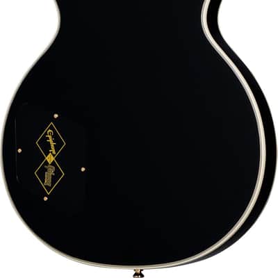 Epiphone Les Paul Custom Electric Guitar (with Case), Ebony image 6