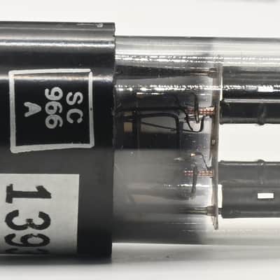 2x1950's Sylvania JAN 6SN7GT Black Pates Made in USA Amplitrex Tested Tube image 10