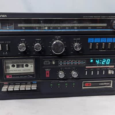 Vintage Soundesign Compact System Model 5958 AM/FM Stereo Receiver, Cassette Recorder, 8-Track Player image 2