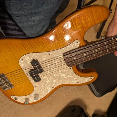 Fender P bass FOTO 1995-1996 - FOTO red image 1