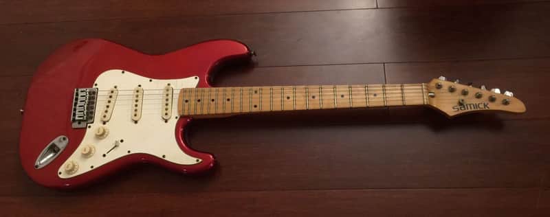 Samick Stratocaster red Bild 1
