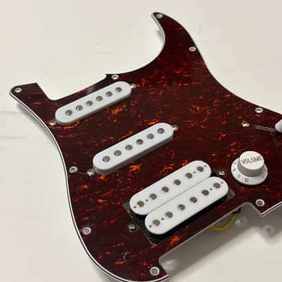 Unbranded Stratocaster Loaded Pickguard Brown Tortoise Shell HSS Humbucker image 3