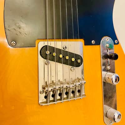 Double Eagle Telecaster ‘52 Ash Body One Piece Maple Neck Late 70’s Early 80’s - Butterscotch image 7