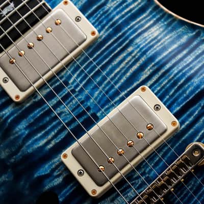 PRS USA Paul Reed Smith McCarty 594 Semi-Hollow Wood Library "Faded Blue Jeans + Ebony" (2021) image 10