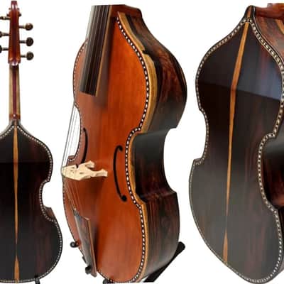 Baroque Style SONG profession Maestro inlay shell 6 string 29" viola da gamba,best Mexico rosewood image 1