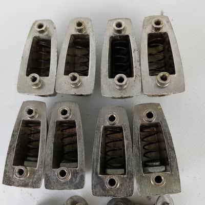 *Ludwig/WFL 8x tom/Snare Drum Small Classic Nickel Lugs Set 1 1/4" Vintage 50s* image 4