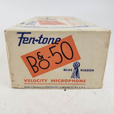 Vintage Fentone B&O-50 Ribbon Microphone Bang & Olufsen Box & Cable BM3 image 16