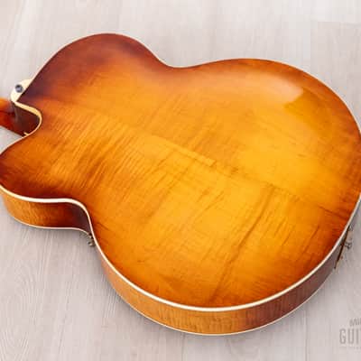 1963 Gibson Super 400C Cutaway Acoustic Archtop Guitar Cherry Sunburst, 100% Original w/ Case image 18