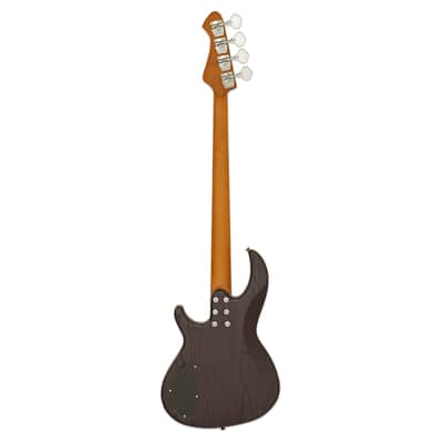Aria 313-BB Pro II Hot Rod Collection Body Ash Roasted Maple Bolt-On Neck 4-String Electric Bass Guitar image 3