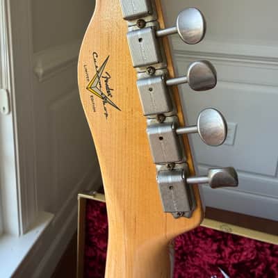 2019 Fender Custom Shop Esquire Telecaster ‘56 NAMM Relic Limited - Wide Fade 2 Color Sunburst image 10