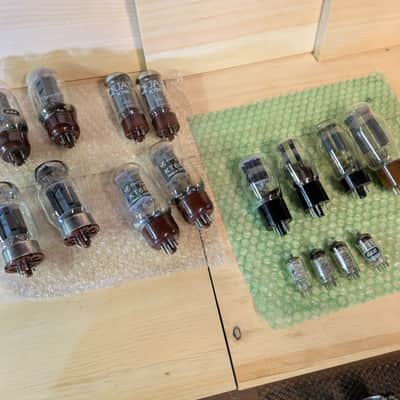 Vintage Quad II Tube Amp Hifi project lot--power amps, preamps, tubes image 6