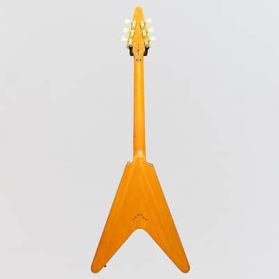 Epiphone 1958 Korina Flying V Left Handed Electric Guitar - Aged Natural image 11