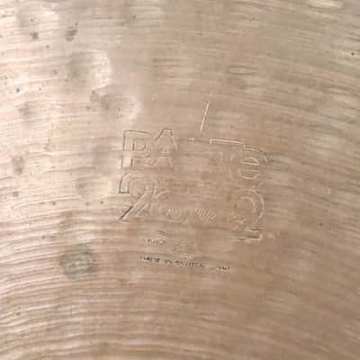 Paiste 20" 2002 Ride Cymbal 2,673g Vintage 1970's Black label image 6