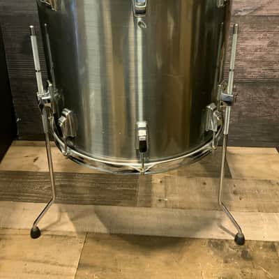 Tama Swingstar 16x16 Floor Tom Vintage 1980s - Misty Chrome image 7