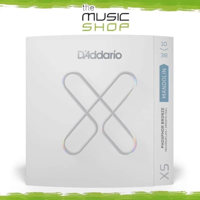 D'Addario XS 10-38 Light Coated Phosphor Bronze Mandolin Strings - XSM1038 image 1