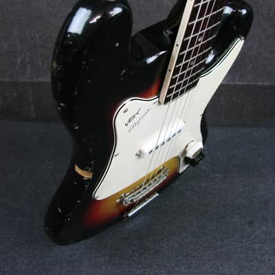 Vintage Vox Meteor Sunburst Electric Guitar w/ Original Case | Reverb