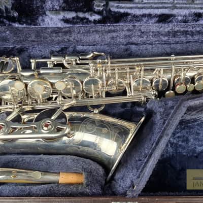 NO TARIFFS - Vintage Yamaha YAS-62S Silver Alto Saxophone Purple Logo image 21