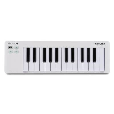 Arturia MicroLab mk3 Ultra-Compact MIDI Controller, White image 4