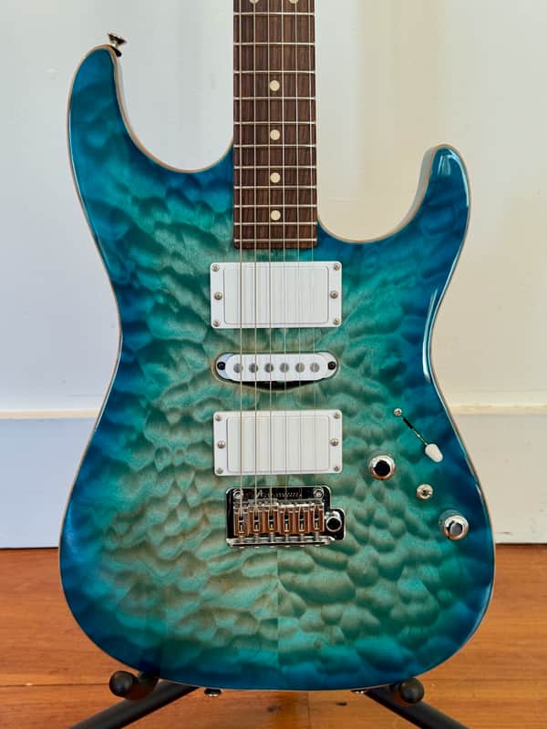 2023 Tom Anderson Guitarworks Drop Top - Natural Bora Burst - MINT image 1
