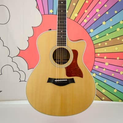 Used Taylor 416CE-LTD Natural Acoustic/Electric Guitar, Original Hardcase image 2