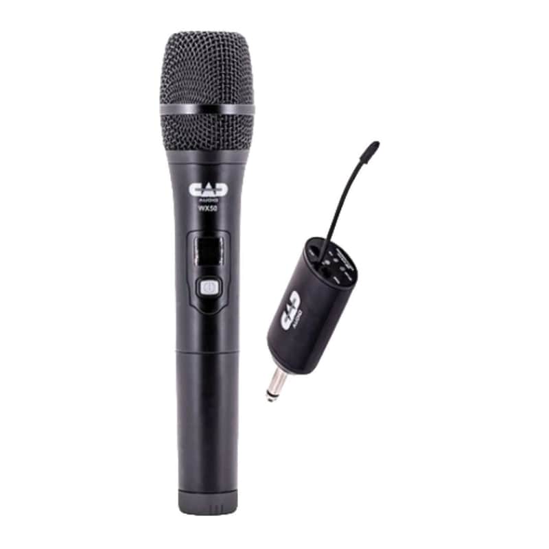 CAD Audio WX50 Digital Frequency Agile Single Channel UHF Handheld Wireless System with 16 Switchable Frequencies (Black) image 1