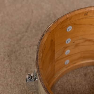 1960s Ludwig Rock Duo White Marine Pearl Drum Set image 23