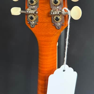 Kentucky KM-252 Artist Deluxe A-Style Mandolin Transparent Amber w/ Gig Bag image 10