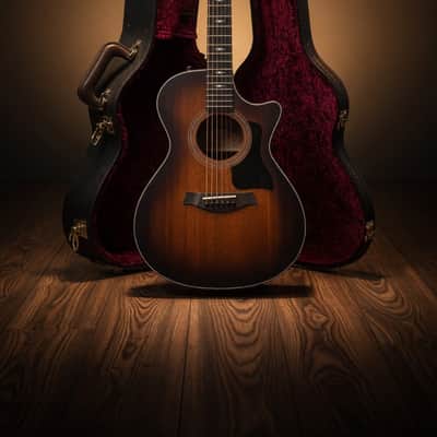 Taylor 322ce Grand Concert Acoustic-Electric Guitar 2020 - Stunning Shaded Edgeburst (deep sunburst tones on the top) image 1