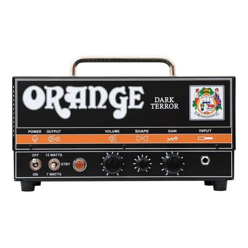 Orange Dark Terror 15/7 Watt Class High Gain Head image 1